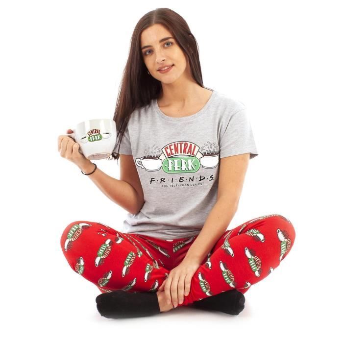 Ensemble de pyjama Friends Central Perk Logo Imprime Femme