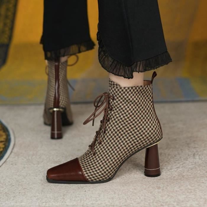 Bottine femme lacet vintage new arrivals