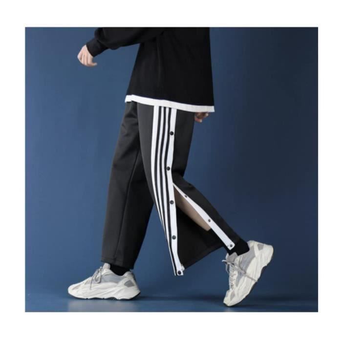 Jogging adidas bouton on sale pression homme
