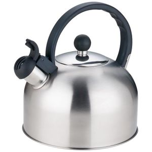 Bouilloire Sifflante En Inox 2L Pour Induction Et Gaz - Bec Verseur étroit, Poignée Anti-brûlure - Chauffage Rapide, Résistante