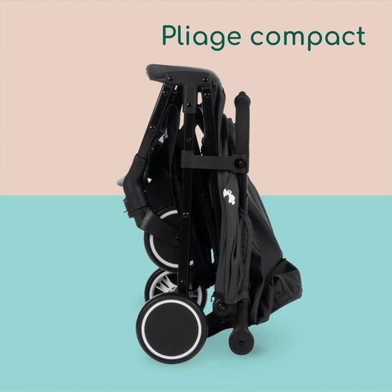 Poussette 3 Places Pour Assistante Maternelle Ms BabyWorld - Poussette IWalk Autofolding, Légère Dès La Naissance à Poussette Bebe