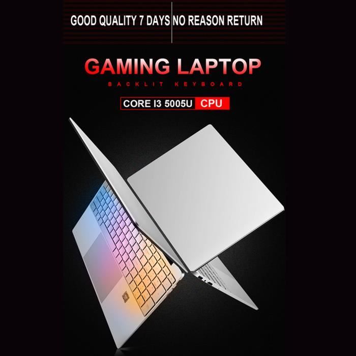 Ordinateur Portable de Jeu PC 15,6" 8Go +3