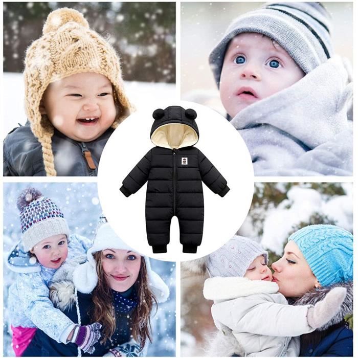 Combinaison de Neige B b Fille Gar on Manteau Capuche Hiver