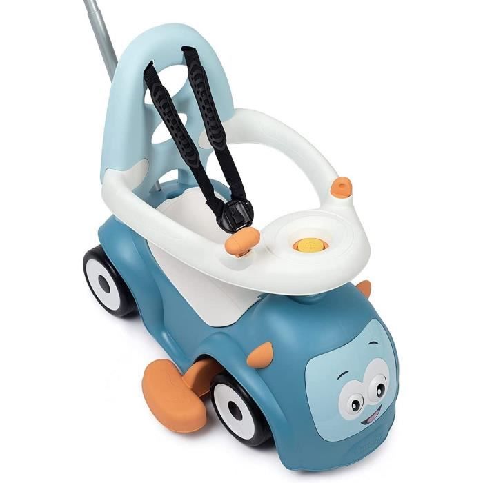 Smoby Porteur Maestro Balade Bleu Pour Enfant Des 6 Mois Evolutif Roues Silencieuses Klaxon