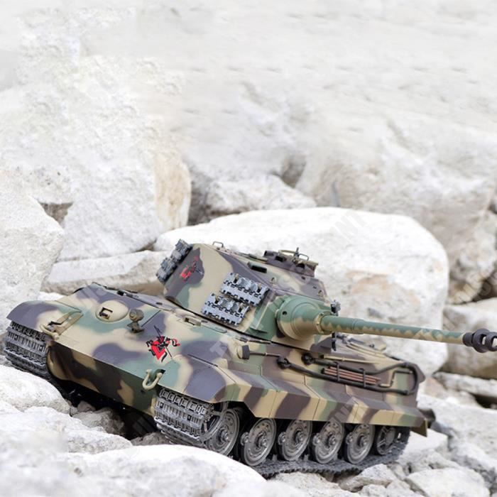 Réservoir Télécommandé RC Avec Son Et Lumière - Tank Vert Pour Enfants