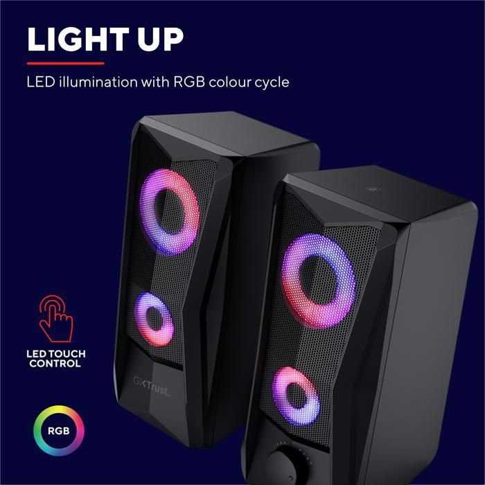 Enceintes LED Gamer - be MIX MXe07 - Neuf