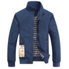 Blouson Hommes Léger été Vestes Casual - MOBIGARLAN - FBC77G5 - Coupe-Vent - Grande Taille - Bleu