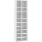 vidaXL Armoire à chaussures Blanc 54 x 34 x 183 cm Aggloméré