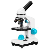 TTLIFE Microscope 40X-1000X, Professionnel Microscope étudiant à Double éclairage LED avec Kits scientifiques pour Enfants Adultes