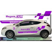 Renault Megane Cup - VIOLET - Kit Complet  - Tuning Sticker Autocollant Graphic Decals