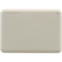 Disque dur externe - TOSHIBA - CANVIO ADVANCE - 2 To - Blanc - Logiciels de sécurité et sauvegarde inclus