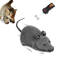 Jouet Chat Interactif-Gris-Télécommande Électronique Rat-Sans Fil Contrôleur-Chat Cadeau