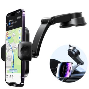 Support Téléphone Réglable Ultra Fin - Fixation Adhésive Universelle