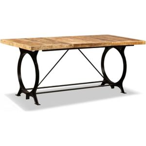 TABLE À MANGER SEULE Table de salon salle à manger design bois de mangu