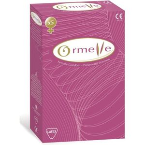 PRÉSERVATIF Ormelle préservatif féminin en latex Boite de 5