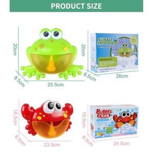 Generic Bubble Crab Machine de Baignoire Savon , Jouet de bain pour Enfants  à prix pas cher