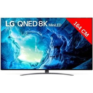 Téléviseur LED LG TV QNED 8K 164 cm TV LG QNED Mini LED 8K 65QNED