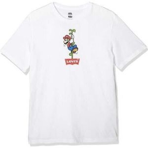 T-SHIRT LEVI'S X SUPER MARIO T-Shirt Blanc Femme