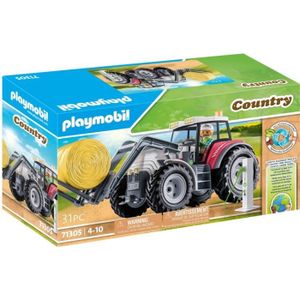 UNIVERS MINIATURE PLAYMOBIL - 71305 - Grand tracteur électrique - Country La vie à la ferme - 31 pièces