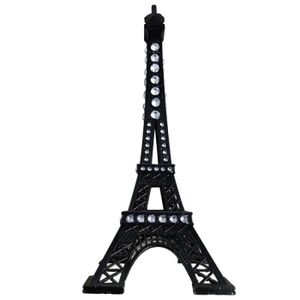 Broche Tour Eiffel Métal Argenté - Bijou Vintage Paris 3 Cm (occasion, à Nettoyer)