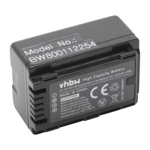 DSLR HC-V100M vhbw Chargeur USB de Batterie Compatible avec Panasonic HC-V10 Action cam HC-V100 HC-V500 Batterie Appareil Photo Digital 