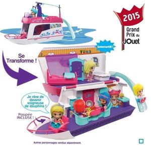 FIGURINE - PERSONNAGE VTECH Flipsies - Yacht De Luxe/Villa De Reve - Jouet interactif pour fille de 4 ans