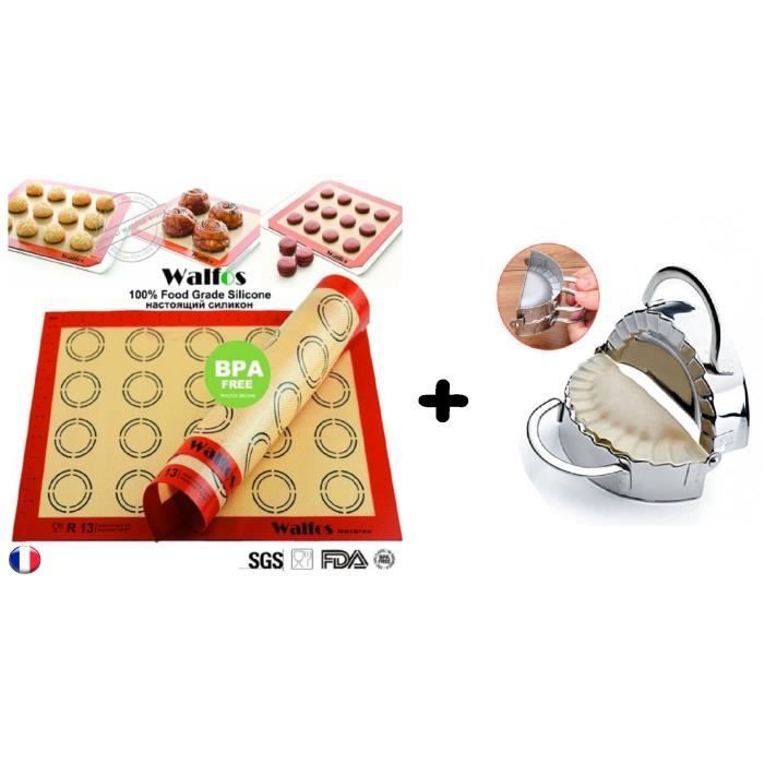 Cergrey 48 cavités Silicone Moule Feuille Tapis Biscuits Macaron