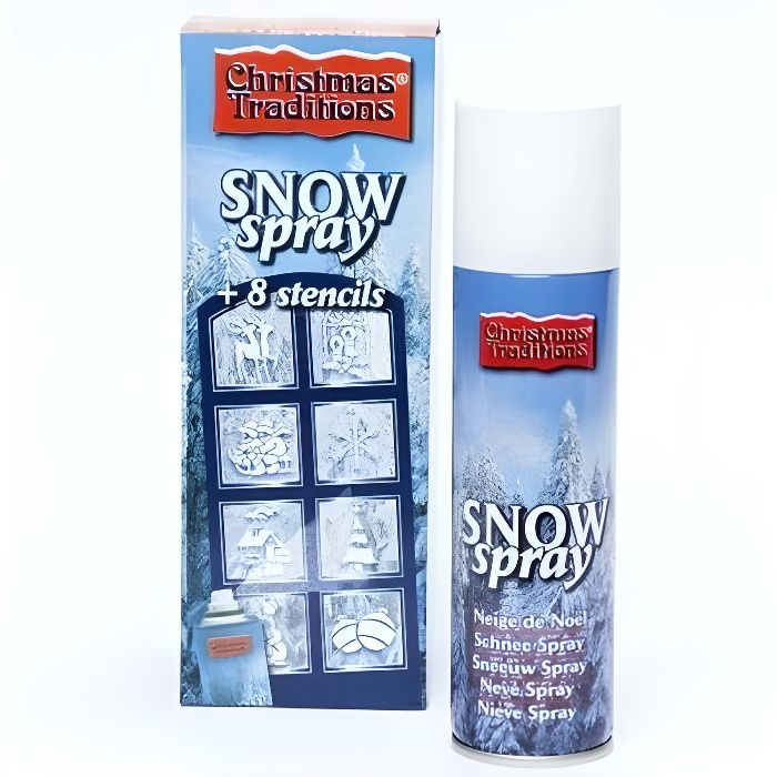 Bombe de neige 3 pièces - Neige en mousse - Neige artificielle - Neige de  Noël - Spray