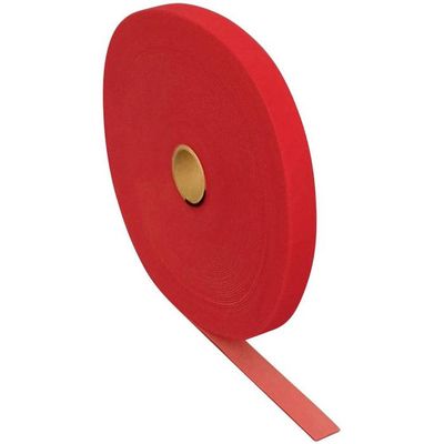 Ruban Auto-agrippant Non Adhésif à Coudre En Nylon Rouge De 2,5 Cm