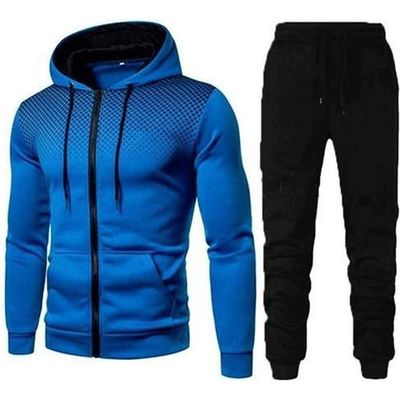 Vêtement Sport Polyvalent Survêtement 2 Pièces GUOCU - Veste Zippée Pantalon Jogging, Polyester-coton Automne Hiver