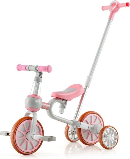 GOPLUS en Tricycle Bébé Évolutif à Roues, Vélo d'Équilibre