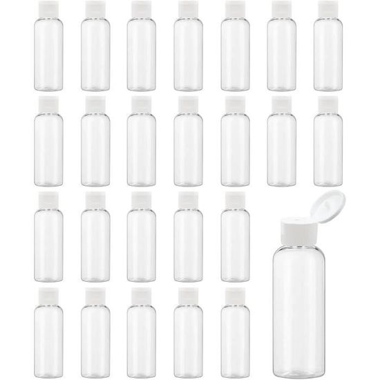 Lot De 12 Flacons Vides En Plastique Transparent De 30 Ml