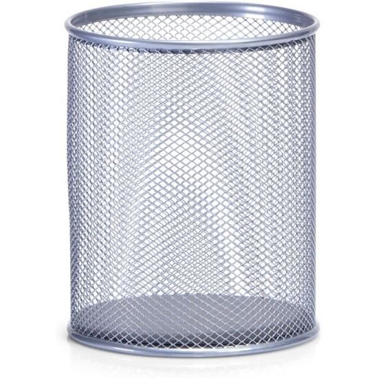 Mini Seau Krüger Husum 1,3L - Émaillé Blanc Avec Bord Bleu