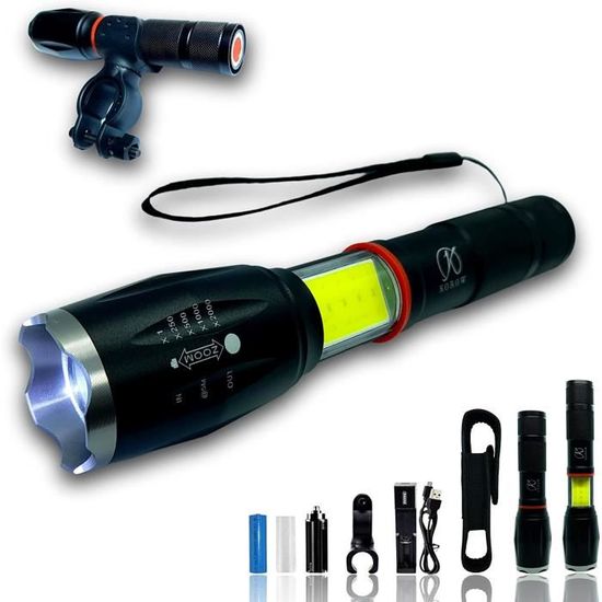 Lentilles Rondes Plates En Verre Pour Lampe Torche Led T6 L2, 15, 18mm