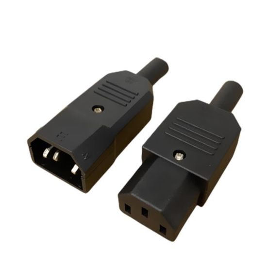 Adaptateur Secteur IEC320-C14 Vers C7 - Câble 12 Pouces - Pour Rasoir, Caméra, Appareils Faible Puissance - 4