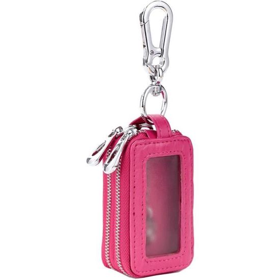 Étui Porte-Clés Voiture Frotox En Cuir PU - Pochette Compacte Pour Clés, Cartes Et Monnaie