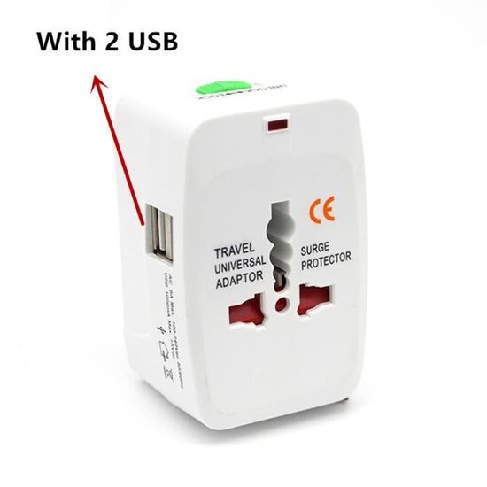 Adaptateur de Prise USB Universel