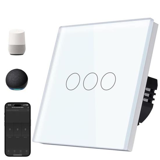 Tapo Interrupteur Intelligent 1 Voie, Commande Vocale, Mode Absent, Pas Tapo Interrupteur Intelligent 1 Voie, Commande Vocale, Mode Absent, Pas