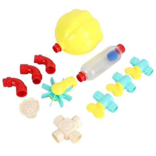 Jouets De Bain Enfants – Canard, Moulin, Maison Avec Ventouses – 62 Pièces Interactives Pour Bébé - 5