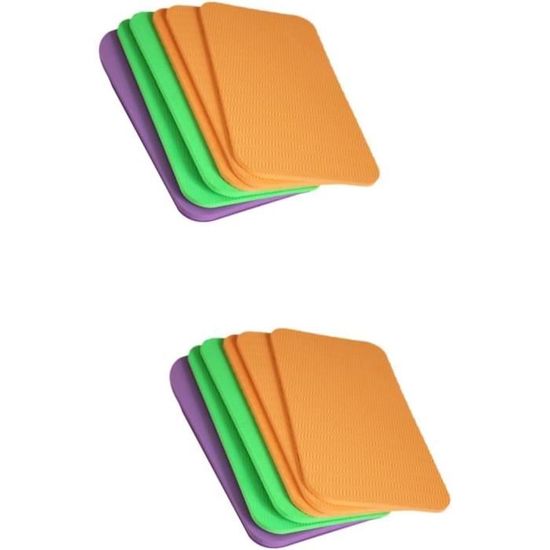 GANAZONO 12 Pièces Coussin De Genou De Yoga Tapis De Sport Épais Pour