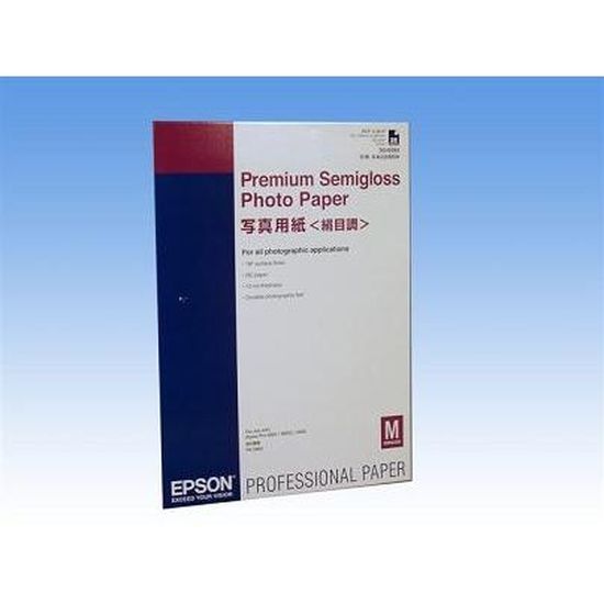 Papier photo Premium Semilustre EPSON A2 420 x 594 mm 251 g/m²