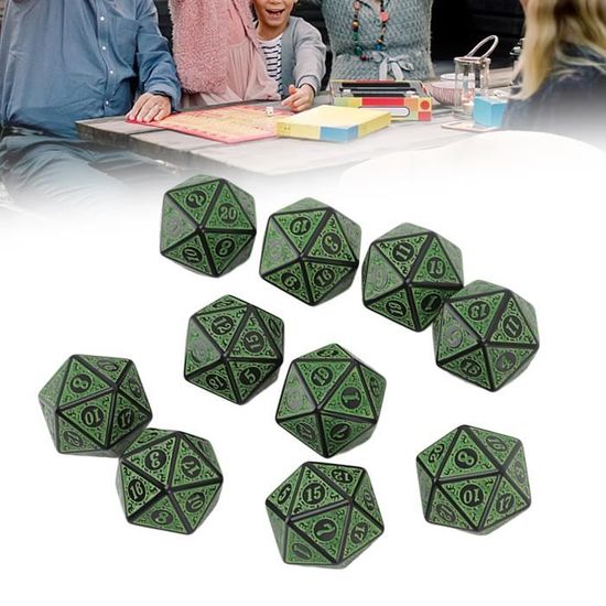 Jeu De 40 Dés Polyédriques 12 Faces Rouges - Dés étanches Pour Jeux De Société, Enseignement Et Décoration