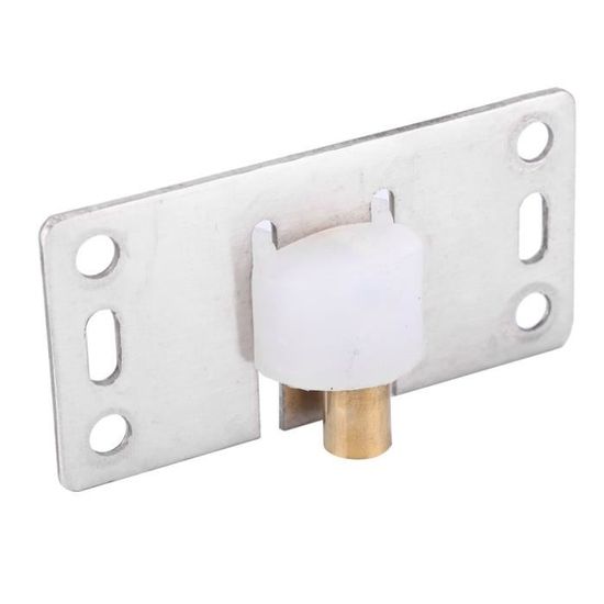 Serrure Porte Camping-car/caravane - Compatible Trous 35mm Et 48mm - Blanc - Lot De 2