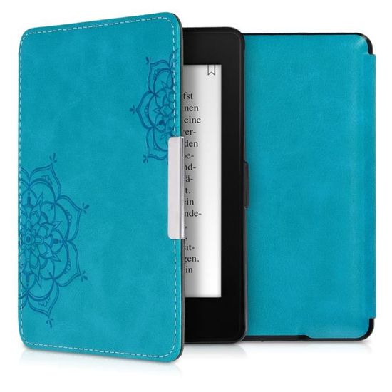 kwmobile Coque liseuse Compatible avec  Kindle Paperwhite - Coque  avec Rabat magnétique en Nylon pour liseuse