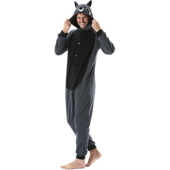 Costume Suricate Wotogold - Pyjama Cosplay Adulte | Polaire, Capuchon | Halloween, Fêtes