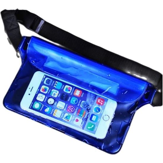 Pochette Étanche Pour Smartphone Yuki - IPX8 30 Mètres - Rose - Compatible Tous Téléphones Jusqu'à 6,9 Pouces - 8