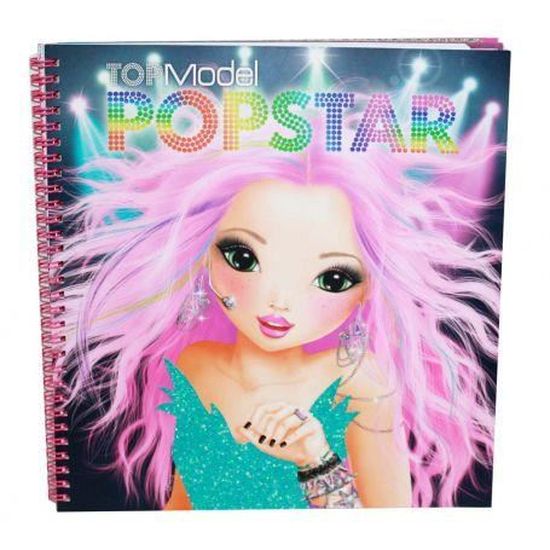 Album Coloriage Popstar Top Model Cdiscount Jeux Jouets