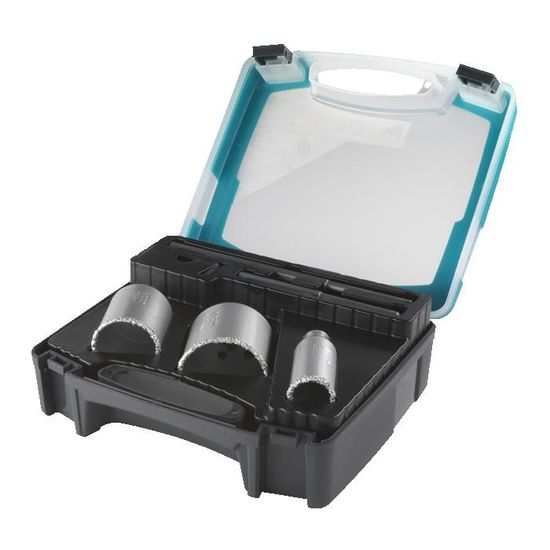 Coffret électricité 6 trépans WOLFCRAFT 5423000 Ø40 à 86 mm main image 1