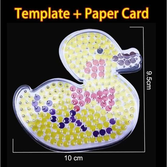 Plaque Perles A Repasser Perle Hama RNHDLY Lot De 15 Plaques De Perles U00e0 Repasser Transparentes En Aquabeads Recharge Plaque Pour Perles à Repasser