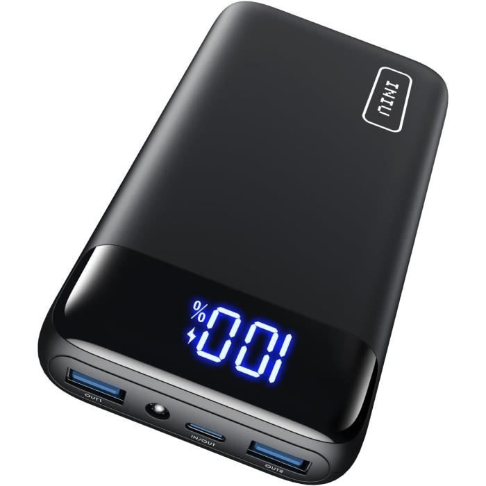 Batterie Externe, 22.5W 20000mAh Power Bank Charge Rapide, Batterie Portable USB C Input & Output PD3.0 QC4.0 Power Bank Com.[D25]